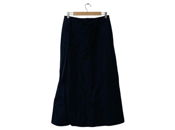 Autre Marque Falda trapecio IENA Weather Negro Azul - vista 2