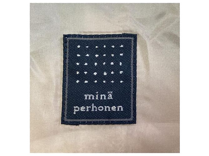 Autre Marque Falda mina perhonen bavarois de mezcla de cachemira Negro Beige - vista 6