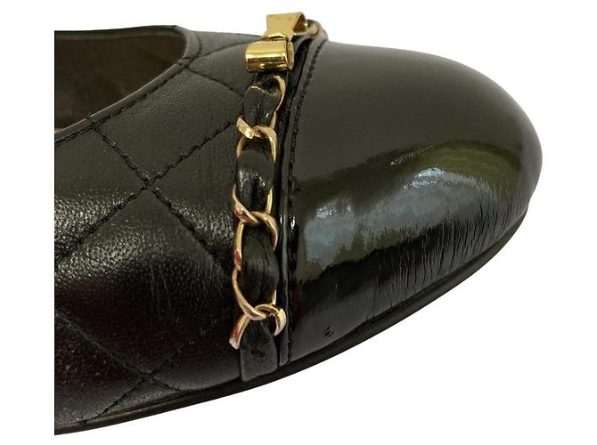 Autre Marque STRAWBERRY-FIELDS Pumps mit gestepptem Bandriemen Schwarz - Ansicht 11