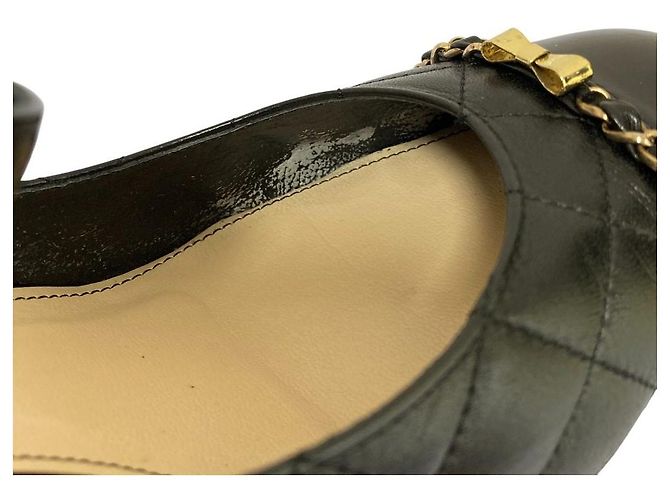 Autre Marque STRAWBERRY-FIELDS Pumps mit gestepptem Bandriemen Schwarz - Ansicht 15