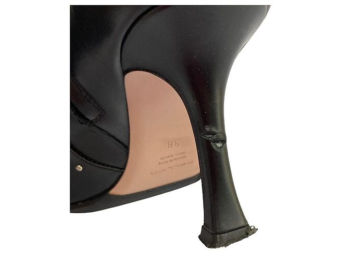 Autre Marque Stivaletti in pelle con borchie PELLICO Nero - vista 16