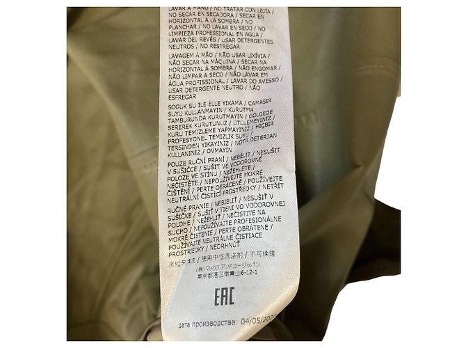 Autre Marque MAX&Co. Eco-Lederkleid Grün Olivgrün - Ansicht 11
