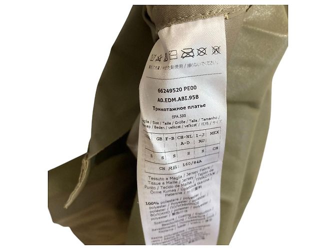 Autre Marque MAX&Co. Eco-Lederkleid Grün Olivgrün - Ansicht 7