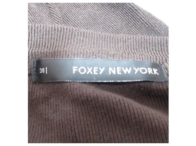 Autre Marque Cárdigan de punto FOXEY NEW YORK Castaño - vista 7