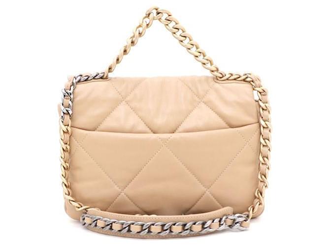 Chanel Borsa Tote con patta Small Medium e Borsa a tracolla Marrone - vista 3