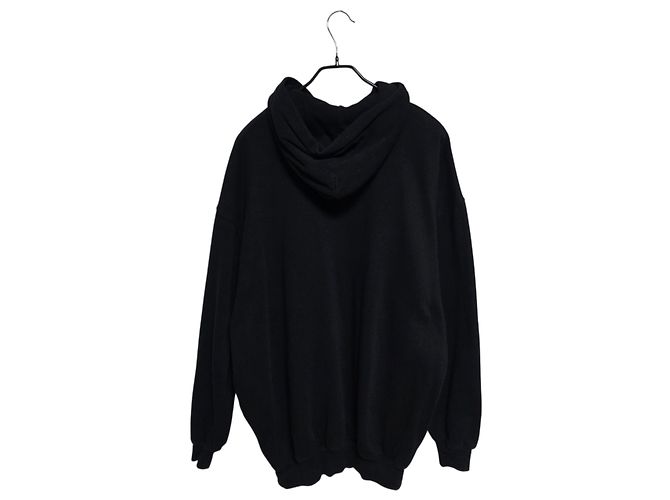 Balenciaga Sponsor Logo Hoodie Schwarz - Ansicht 2