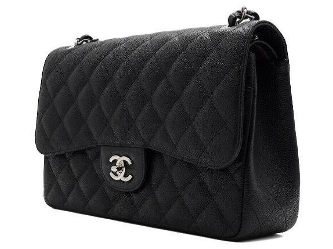 Chanel Borsa a tracolla con catena argentata Nero - vista 3