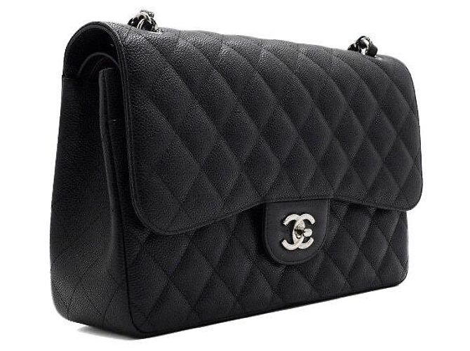Chanel Borsa a tracolla con catena argentata Nero - vista 4