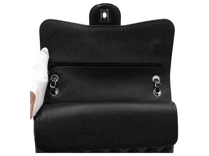 Chanel Borsa a tracolla con catena argentata Nero - vista 7