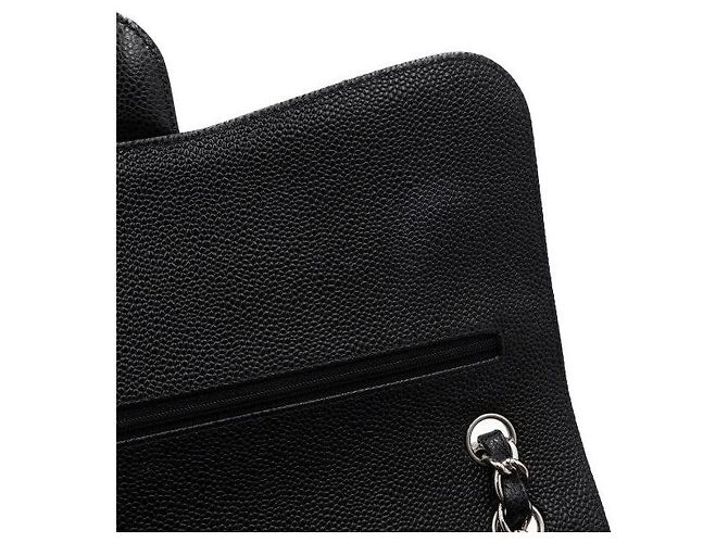 Chanel Borsa a tracolla con catena argentata Nero - vista 8