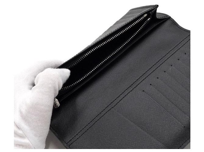 Louis Vuitton Portafoglio Branchement Monogram Eclipse da Uomo Multicolore - vista 7