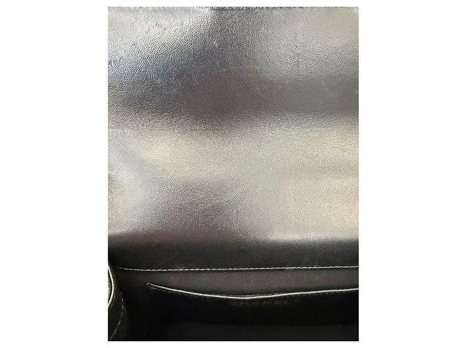 Chanel Mini Flap Bag with Pearls Black Nero - vista 13