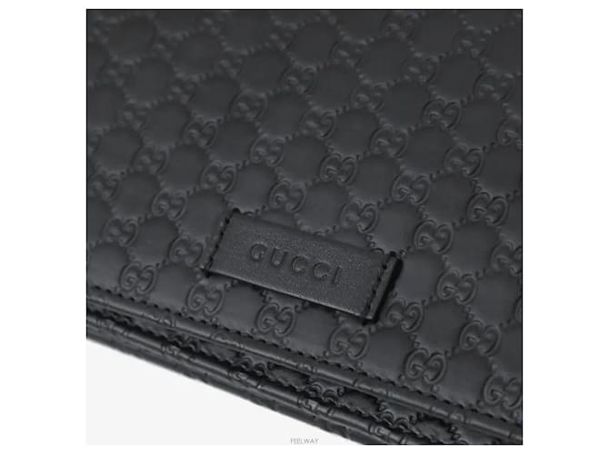 Gucci Borsa a Tracolla Microshima Nera Nero - vista 6