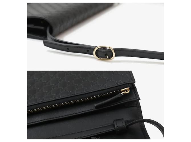 Gucci Borsa a Tracolla Microshima Nera Nero - vista 7