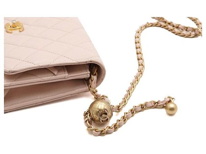 Chanel Borsa crossbody da donna con catena dorata Rosa - vista 11