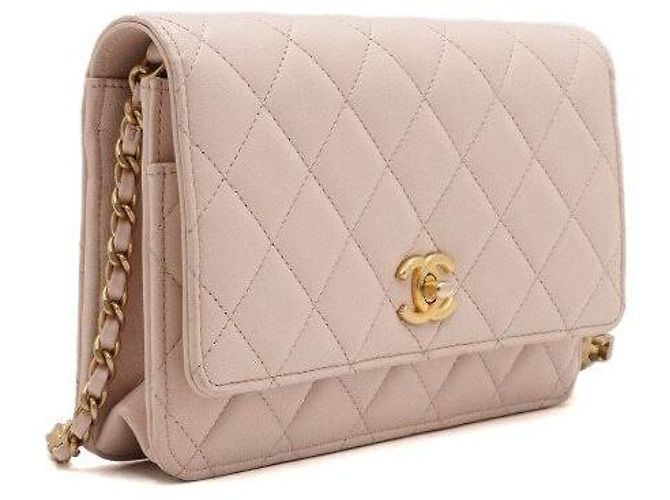 Chanel Borsa crossbody da donna con catena dorata Rosa - vista 3