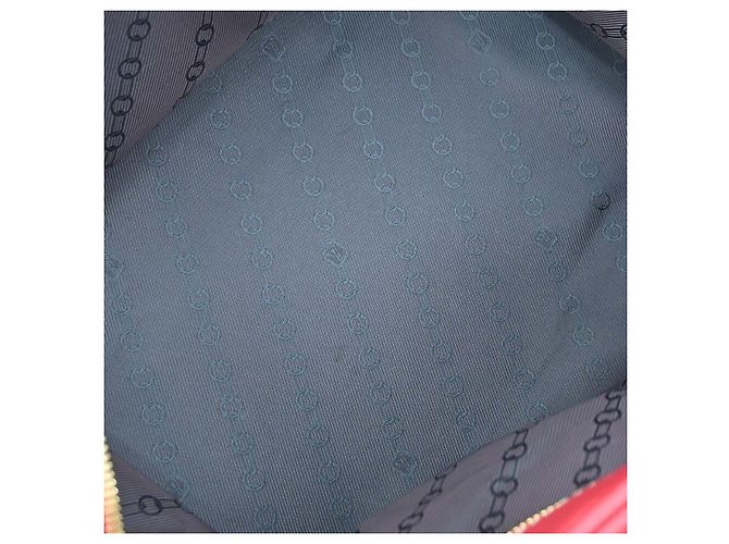 Louis Vuitton Carryall Leather Rosso - vista 3