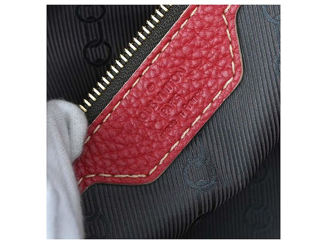 Louis Vuitton Carryall Leather Rosso - vista 4