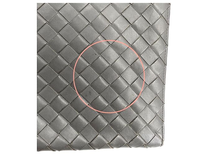 Bottega Veneta Clutch Document Intrecciato Large Marrone - vista 6