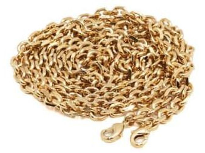 Fendi Borsa a tracolla portafoglio con catena WOC FF Diamond marrone e nero - vista 11
