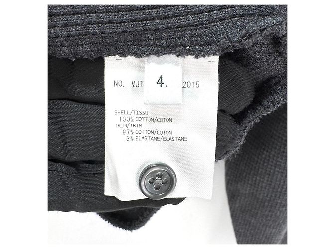 Thom Browne Waffel-Sweatshirt mit diagonalen Streifen Grau Braun - Ansicht 9
