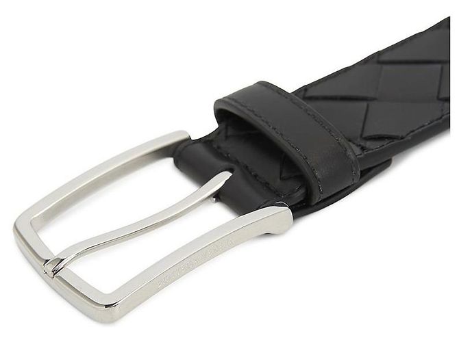 Bottega Veneta Cintura Intrecciato da uomo Nero - vista 6