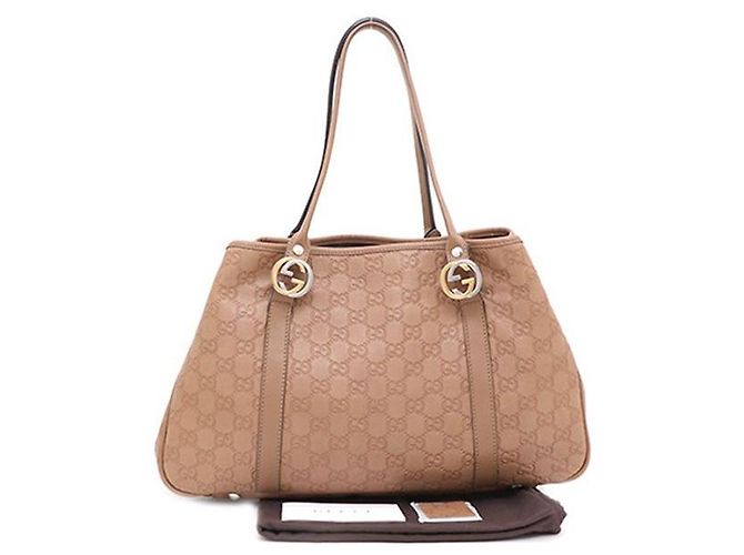 Gucci Borsa Tote e a tracolla in pelle Sima con logo GG - vista 10