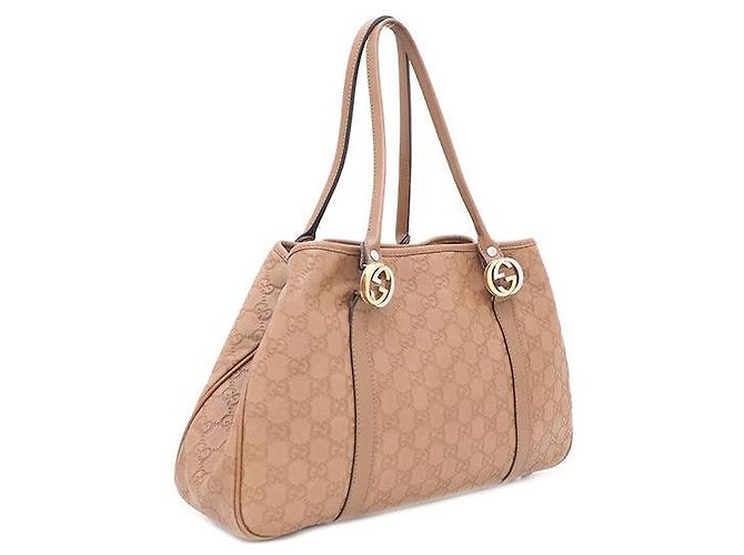 Gucci Borsa Tote e a tracolla in pelle Sima con logo GG - vista 2