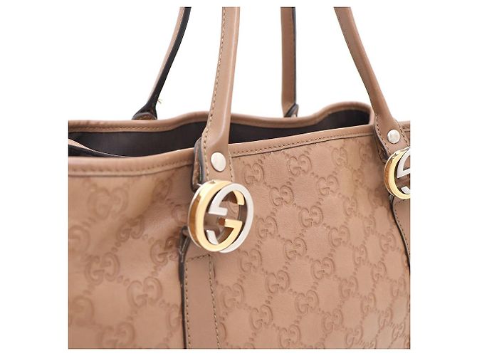 Gucci Borsa Tote e a tracolla in pelle Sima con logo GG - vista 6