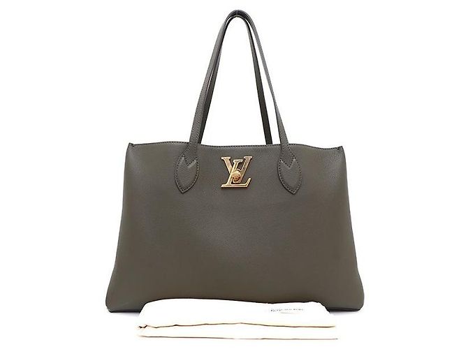 Louis Vuitton Borsa Shopper e Borsa a Tracolla Lockme Marrone - vista 10