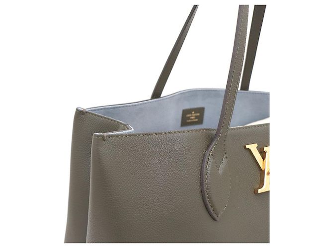 Louis Vuitton Borsa Shopper e Borsa a Tracolla Lockme Marrone - vista 5