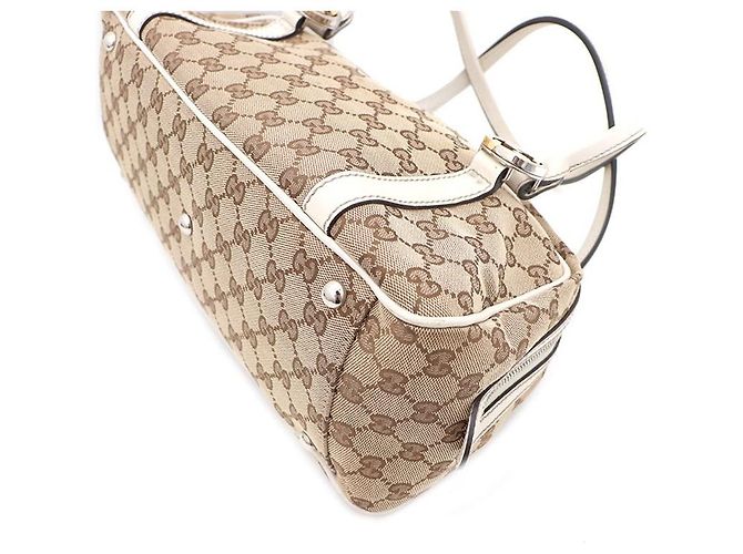 Gucci Mini borsa Boston e borsa a tracolla in jacquard logo GG Marrone - vista 8