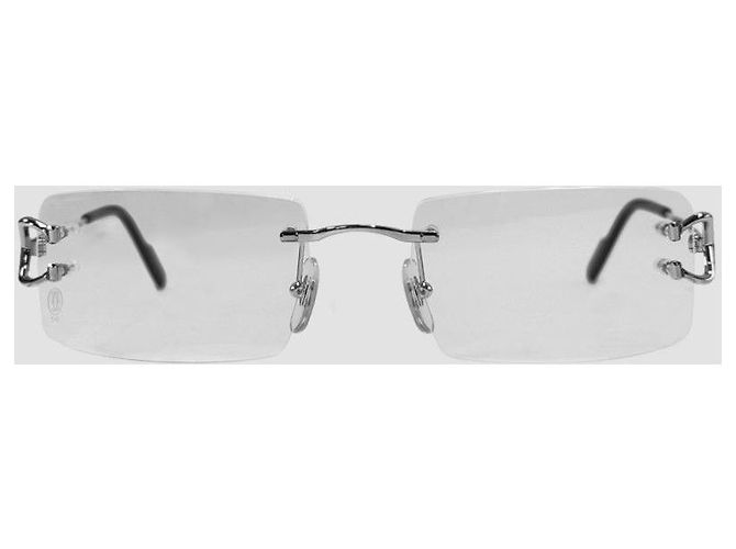 Cartier Brillen randlos Silver Silber - Ansicht 11