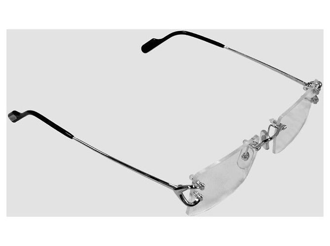 Cartier Brillen randlos Silver Silber - Ansicht 13