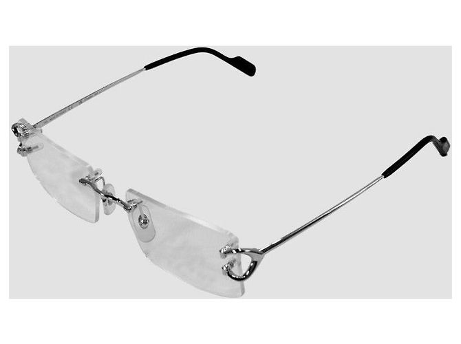 Cartier Brillen randlos Silver Silber - Ansicht 14