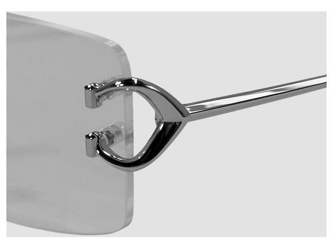 Cartier Brillen randlos Silver Silber - Ansicht 19