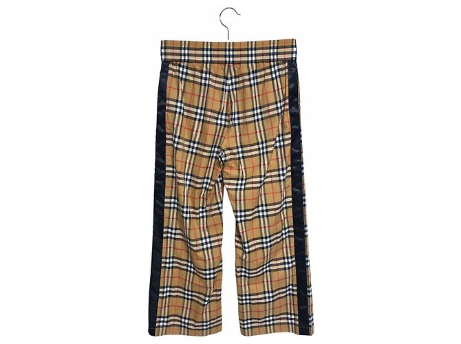 Burberry Pantalones de satén Nova Check Castaño - vista 2