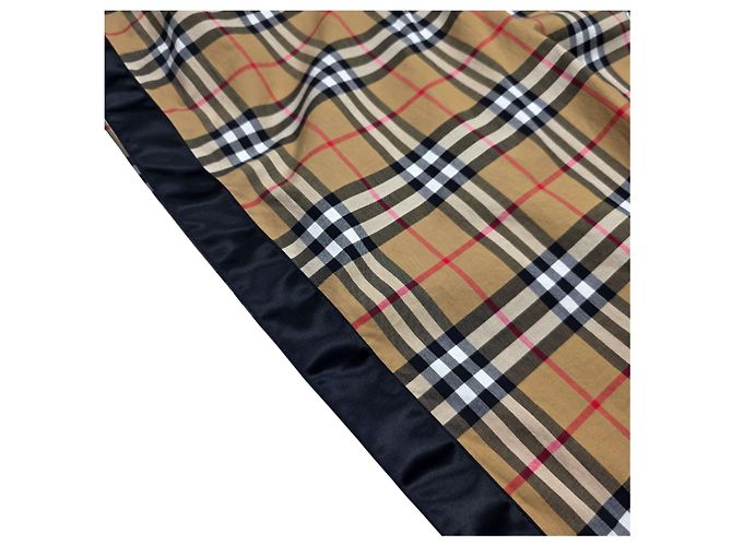 Burberry Pantalones de satén Nova Check Castaño - vista 3