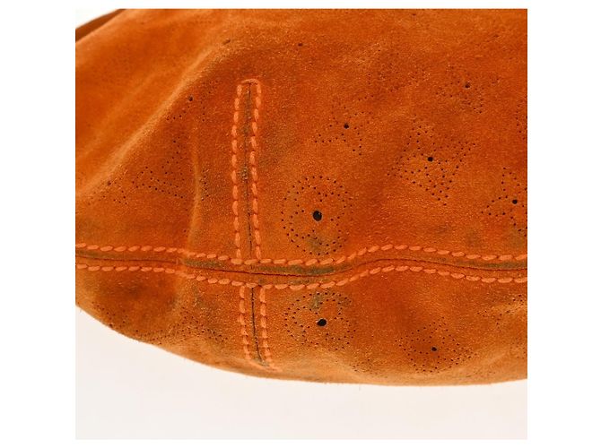 Louis Vuitton Onatah Hobo Suede GM Arancione - vista 6