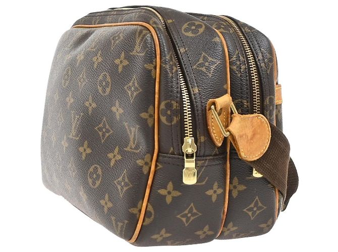 Louis Vuitton Reporter Monogram Canvas PM Marrone - vista 4