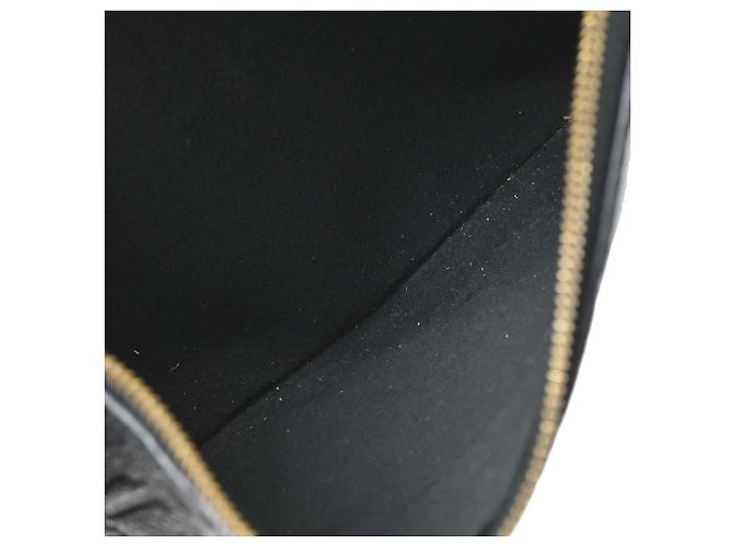 Louis Vuitton Double Zip Pochette Monogram Empreinte Leather Nero - vista 3