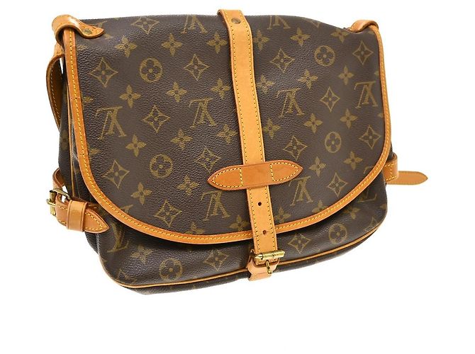 Louis Vuitton Saumur Monogram 30 Marrone - vista 2