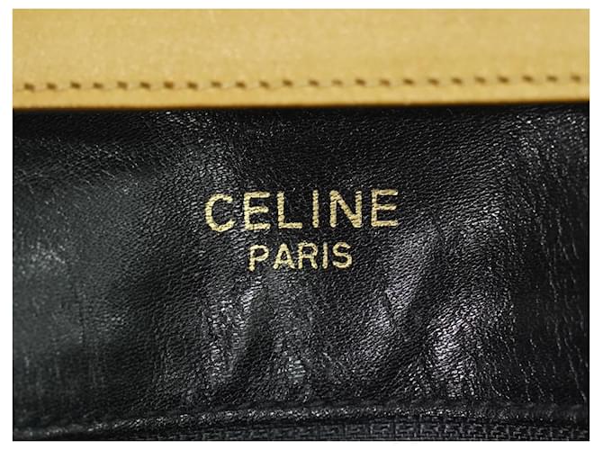 Céline Celine Vintage Flap Leather Nero - vista 7