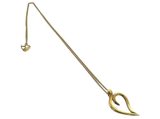 Tiffany & Co Collana Cuore Foglia Vintage Tiffany D'oro - vista 6