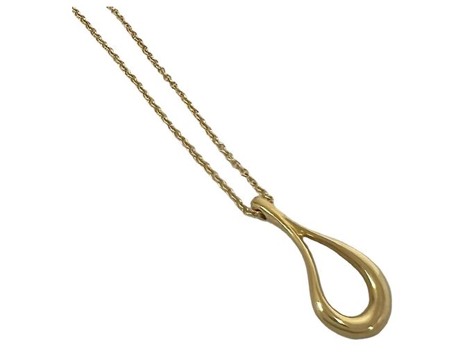 Tiffany & Co Collana Tiffany Vintage Open Teardrop in oro giallo 18K D'oro - vista 4