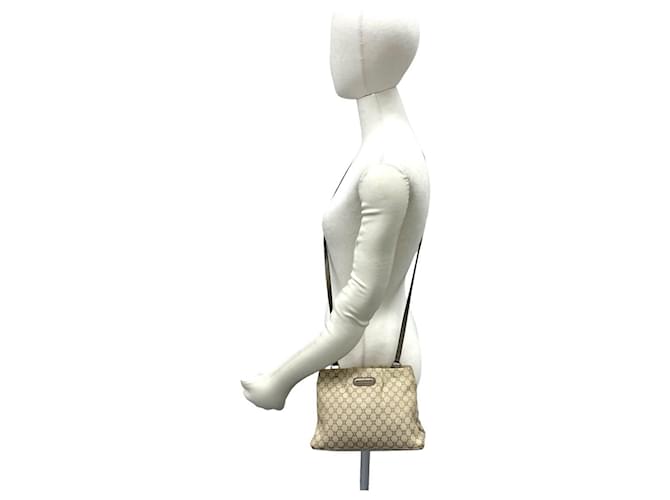 Céline Borsa a tracolla Celine Macadam Blazon Pattern Triomphe Beige - vista 2
