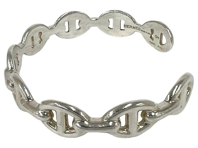 Bracciale Hermès Enchainée in Argento 925 - vista 4