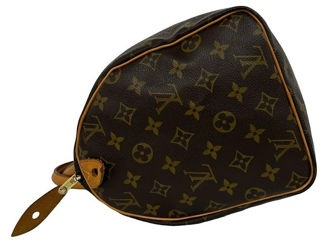 Borsa a mano Louis Vuitton Speedy 30 Monogram in pelle Marrone - vista 5