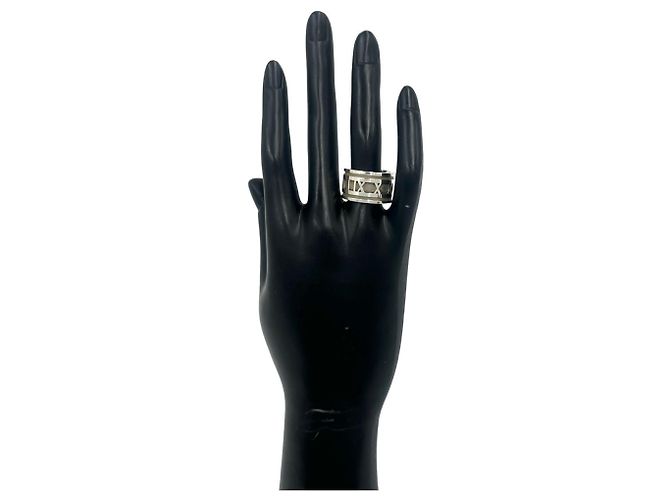 Tiffany & Co Anello Largo Tiffany Vintage Atlas Argento - vista 2
