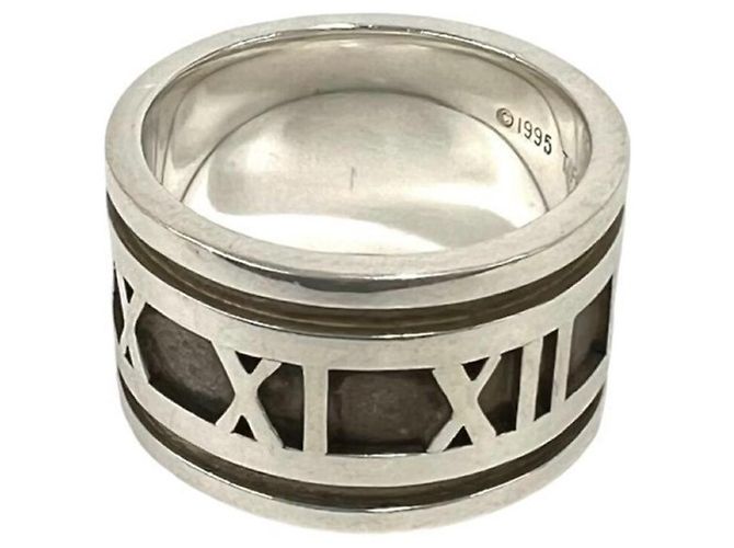Tiffany & Co Anello Largo Tiffany Vintage Atlas Argento - vista 4